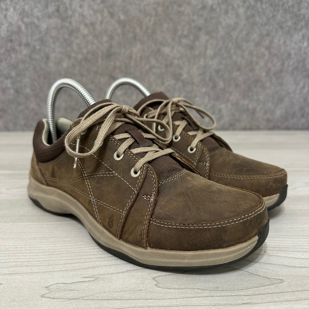 Ahnu Taraval Walking Shoes Womens 7 Brown Leather Lace Up Comfort Outdoor